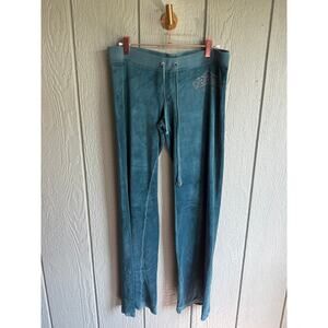 Y2K Vintage Juicy Couture Velvet Pants, Small/Tall